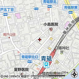 [葬儀場]青戸駅前ホール周辺の地図