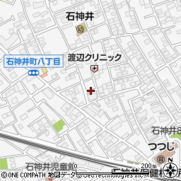 東京都練馬区石神井町8丁目38周辺の地図