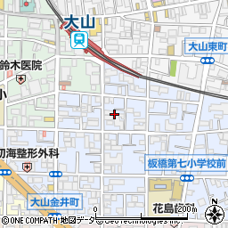 東京都板橋区大山金井町40周辺の地図