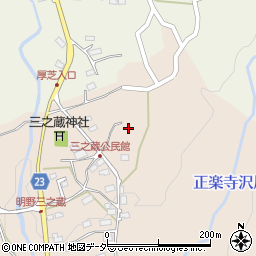 山梨県北杜市明野町三之蔵940周辺の地図