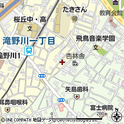 東京都北区滝野川1丁目18-3周辺の地図