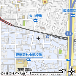 東京都板橋区大山金井町25周辺の地図