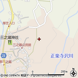 山梨県北杜市明野町三之蔵958周辺の地図