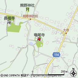 竜尾寺周辺の地図