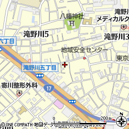 東京都北区滝野川5丁目14-13周辺の地図