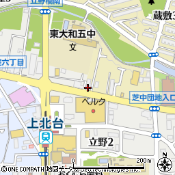 琉球ぼうず 上北台店周辺の地図