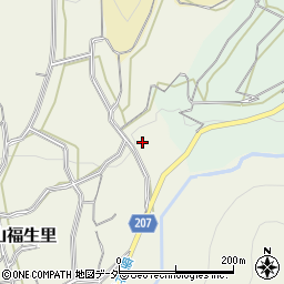 山梨県甲州市塩山福生里485周辺の地図