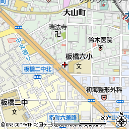 東京都板橋区大山町17周辺の地図