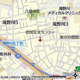 東京都北区滝野川5丁目12周辺の地図