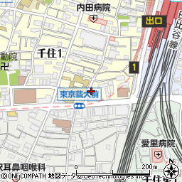 東京税理士会足立支部周辺の地図