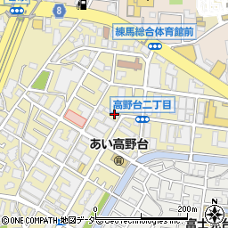 東京都練馬区高野台2丁目24周辺の地図