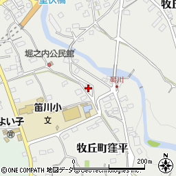 山梨県山梨市牧丘町窪平1298周辺の地図