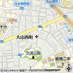 東京都板橋区大山西町周辺の地図
