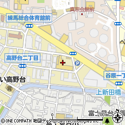 東京都練馬区高野台2丁目5周辺の地図