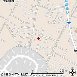 東京都武蔵村山市残堀4丁目40周辺の地図