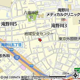 東京都北区滝野川5丁目12-8周辺の地図
