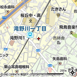 東京都北区滝野川1丁目22-1周辺の地図