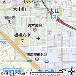 東京都板橋区大山町11周辺の地図