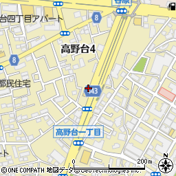 ピザハット　練馬高野台店周辺の地図