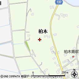 千葉県印旛郡酒々井町柏木周辺の地図