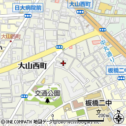 東京都板橋区大山西町18周辺の地図