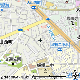 東京都板橋区大山西町11周辺の地図