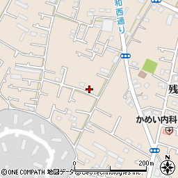 東京都武蔵村山市残堀4丁目34周辺の地図