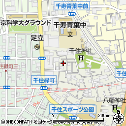 東京都足立区千住宮元町21周辺の地図