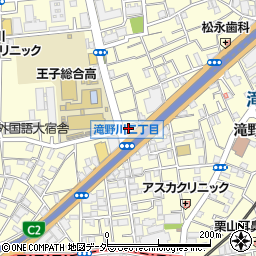 東京都北区滝野川2丁目23周辺の地図