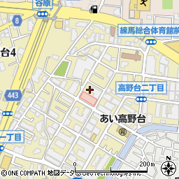東京都練馬区高野台2丁目周辺の地図