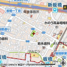 東京都板橋区板橋1丁目周辺の地図