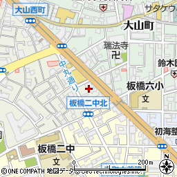 東京都板橋区大山西町2周辺の地図