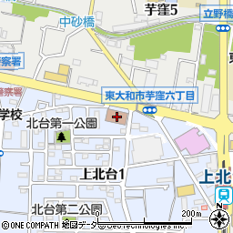 東京消防庁北多摩西部消防署周辺の地図