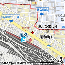 りそな銀行尾久駅前 ＡＴＭ周辺の地図