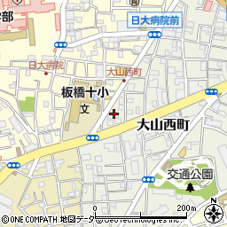 東京都板橋区大山西町70周辺の地図