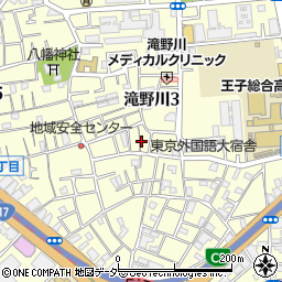 東京都北区滝野川3丁目31周辺の地図