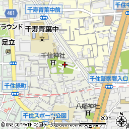 東京都足立区千住宮元町24周辺の地図