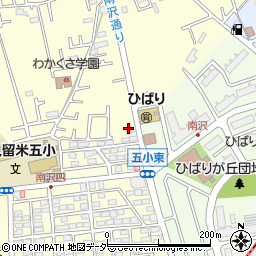 株式会社フタバ　南沢支所周辺の地図