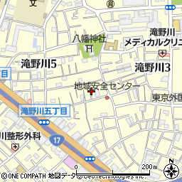 東京都北区滝野川5丁目20周辺の地図