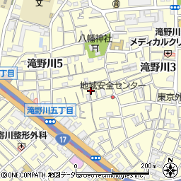 東京都北区滝野川5丁目20-6周辺の地図