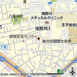 東京都北区滝野川3丁目31-2周辺の地図