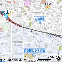 東京都板橋区大山金井町37周辺の地図