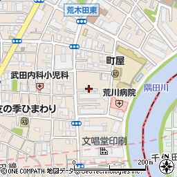 都営町屋アパート周辺の地図