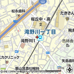 東京東信用金庫滝野川支店周辺の地図