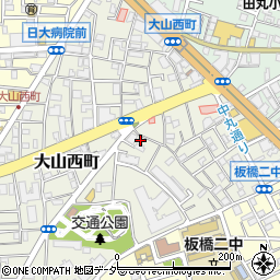 東京都板橋区大山西町14周辺の地図