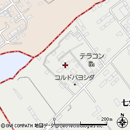千葉県富里市七栄533-1周辺の地図