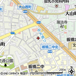 東京都板橋区大山西町7周辺の地図