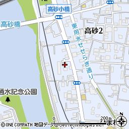 羽二塚自動車整備工場周辺の地図
