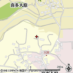 千葉県香取郡多古町喜多大原周辺の地図