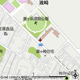 神栖市　波崎東ふれあいセンター周辺の地図